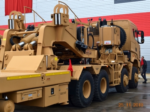 Halat Tamburu-Tank Taşıyıcı Araç