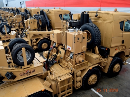 Halat Tamburu-Tank Taşıyıcı Araç