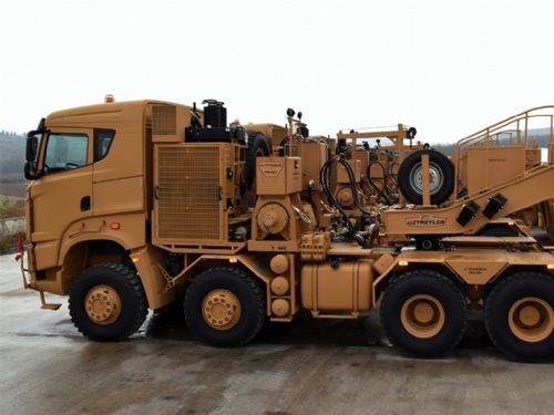 Halat Tamburu-Tank Taşıyıcı Araç