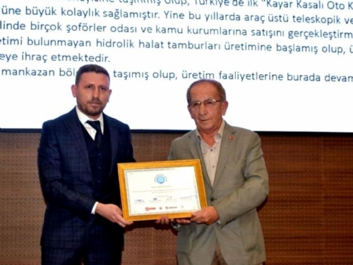Sanayinin Ustalarına Vefa Ödülleri